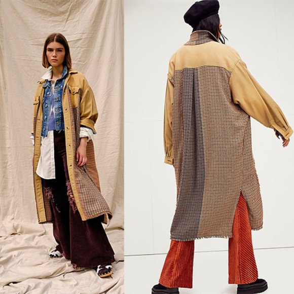 Free People Jackets & Blazers - Free People Bentley Ombre Shirt Jacket "Shacket" S